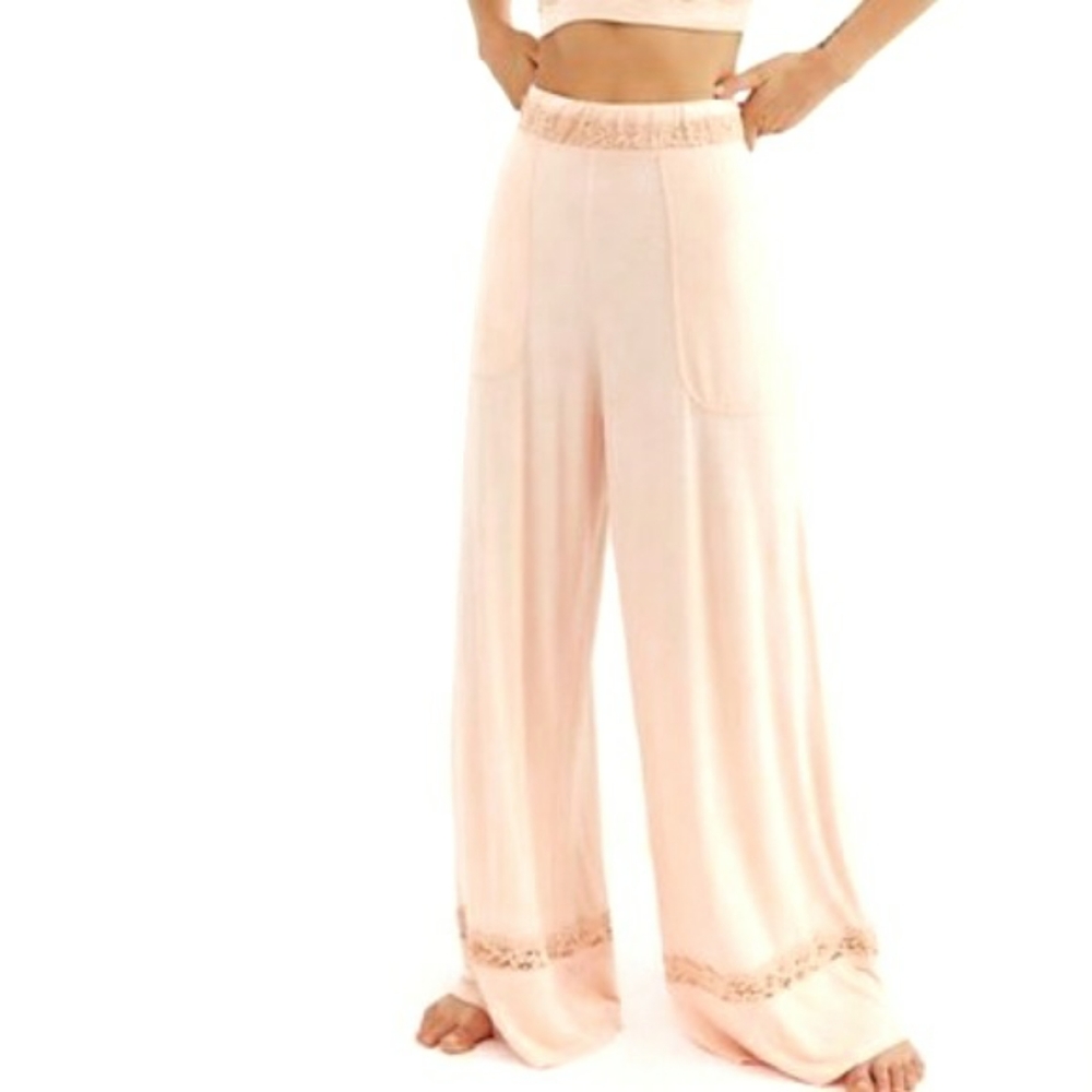 Last One FREE PEOPLE Maddie pajama bottom lounge sleep pant - Picture 8 of 9